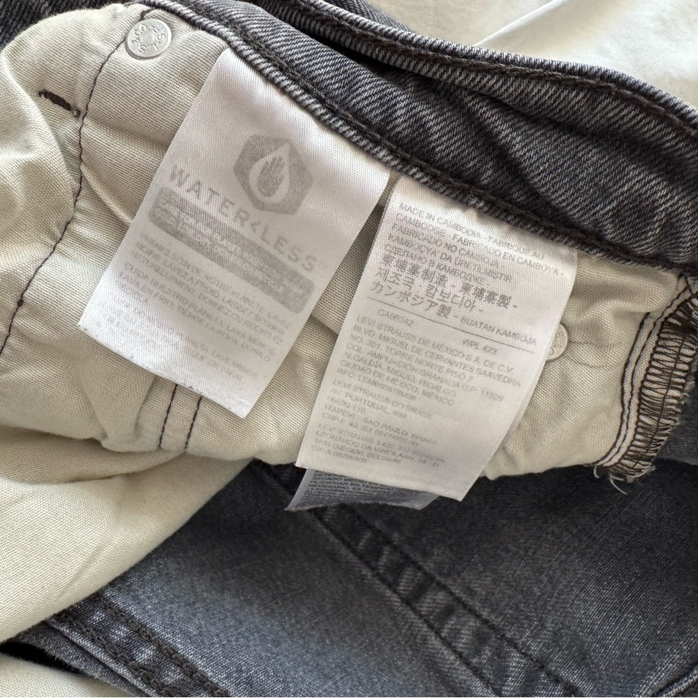 Levi’s Premium 501 Skinny Denim Jeans W28 L28, Distressed - Picture 6 of 10